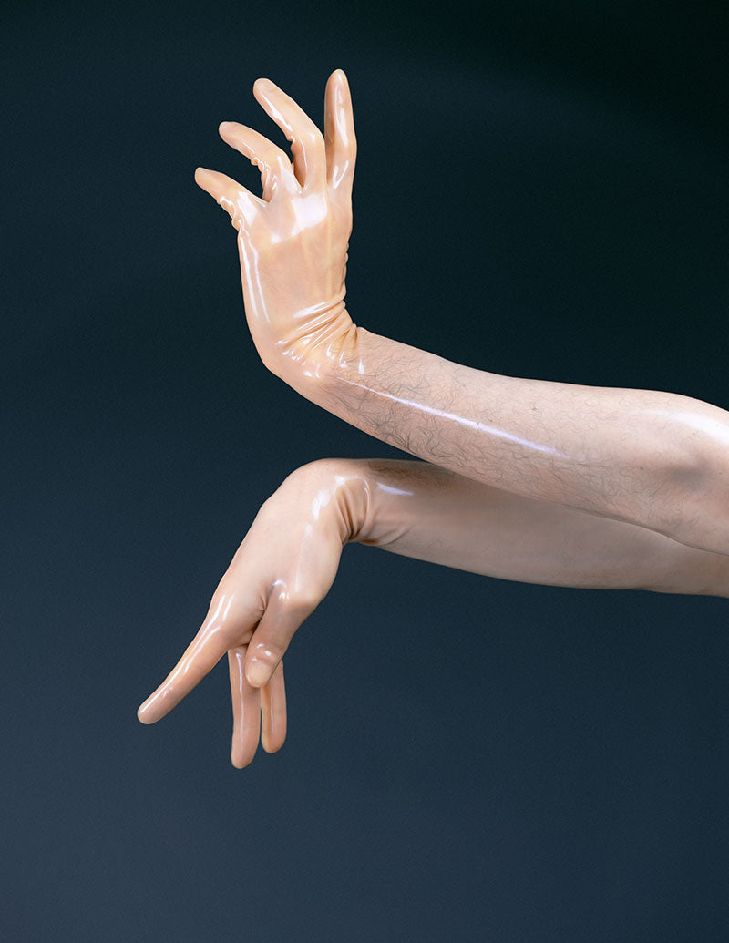 Shoulder Length Gloves TRANSPARENT
